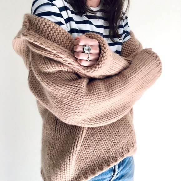 Chunky knit 100% wool cardigan - Picture 15 of 16